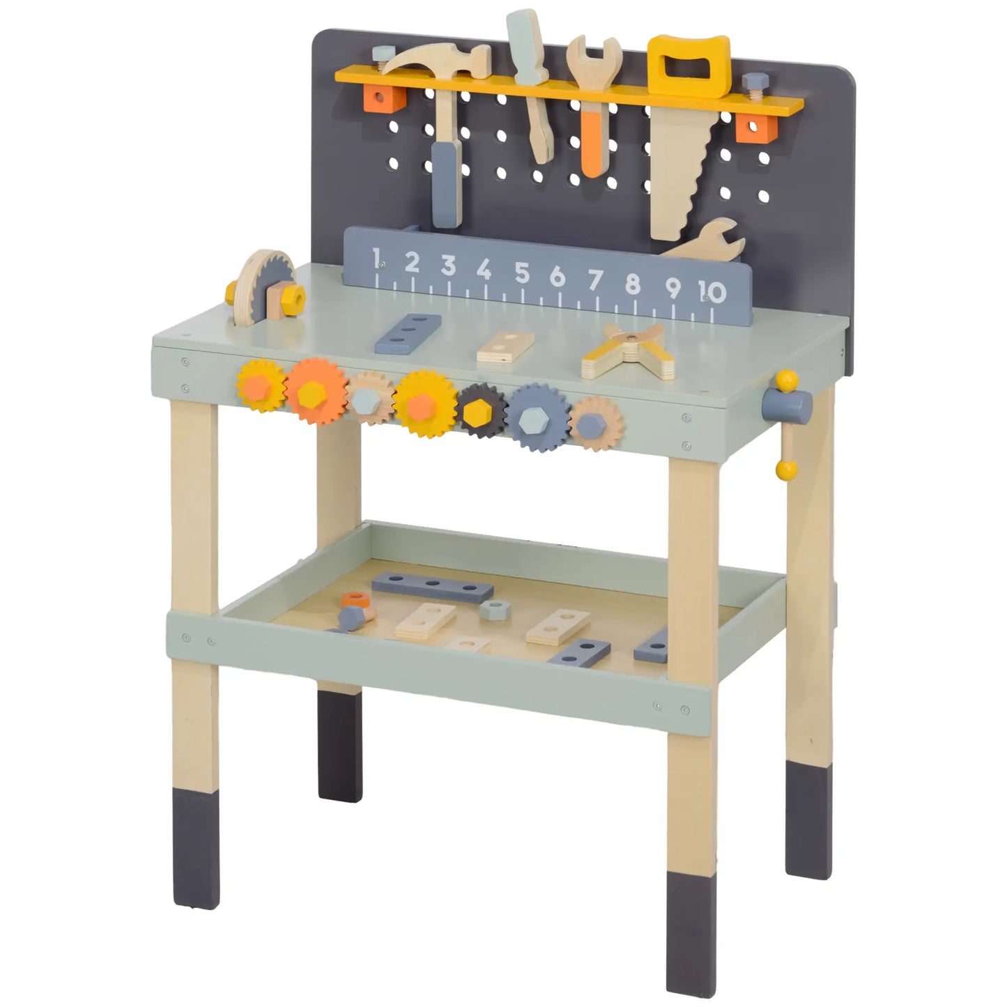 49 Piece Kids Workbench Playset, 3-6 Years, Light Blue Play Houses Light Blue at Gallery Canada