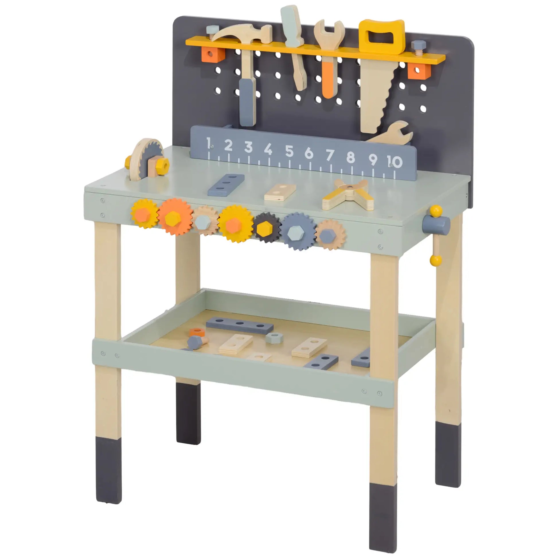 49 Piece Kids Workbench Playset, 3-6 Years, Light Blue Play Houses Light Blue at Gallery Canada