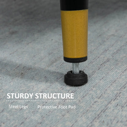 Modern Armchair, Upholstered Accent Chair, Tufted Back, Steel Legs, Grey Accent Chairs at Gallery Canada