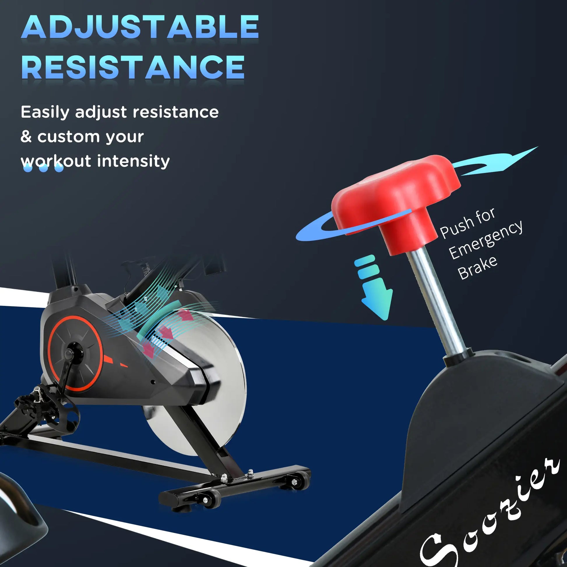 Upright Exercise Bike, Magnetic Resistance, LCD Display, Adjustable Exercise & Stationary Bikes at Gallery Canada