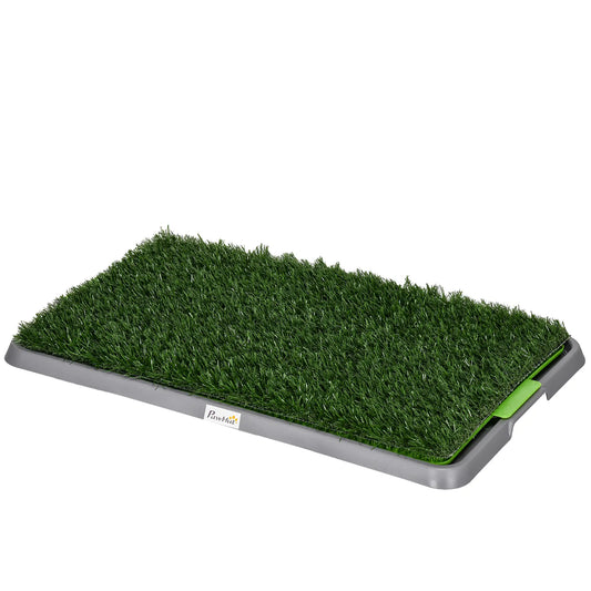 Artificial Grass Dog Pee Pad, 26" x 16", Green Elevated Dog Beds Green at Gallery Canada