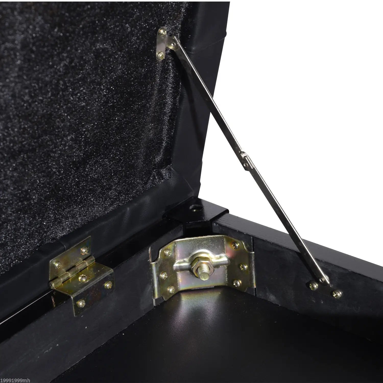 30 Piano Bench, Padded Cushion, Storage, Faux Leather, Black Piano Benches at Gallery Canada