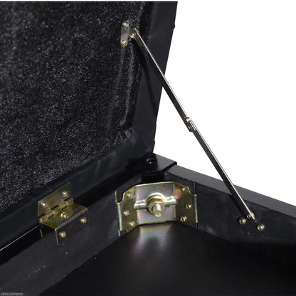 30 Piano Bench, Padded Cushion, Storage, Faux Leather, Black Piano Benches at Gallery Canada