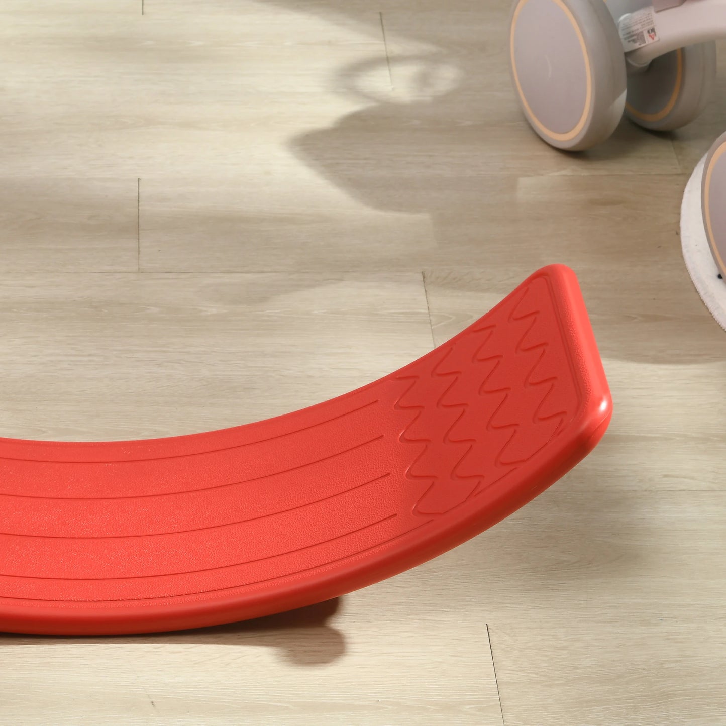32.3" Balance Board, Wobble Board, Kids Rocker, Montessori Toy, Red Baby Gym & Playmats at Gallery Canada
