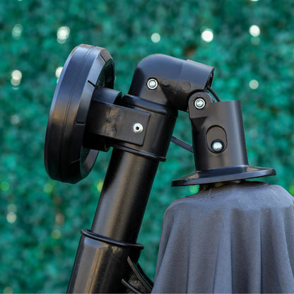 10ft Outdoor Cantilever Umbrella, Solar Lights, Adjustable Angle, Dark Gray Cantilever Umbrellas at Gallery Canada