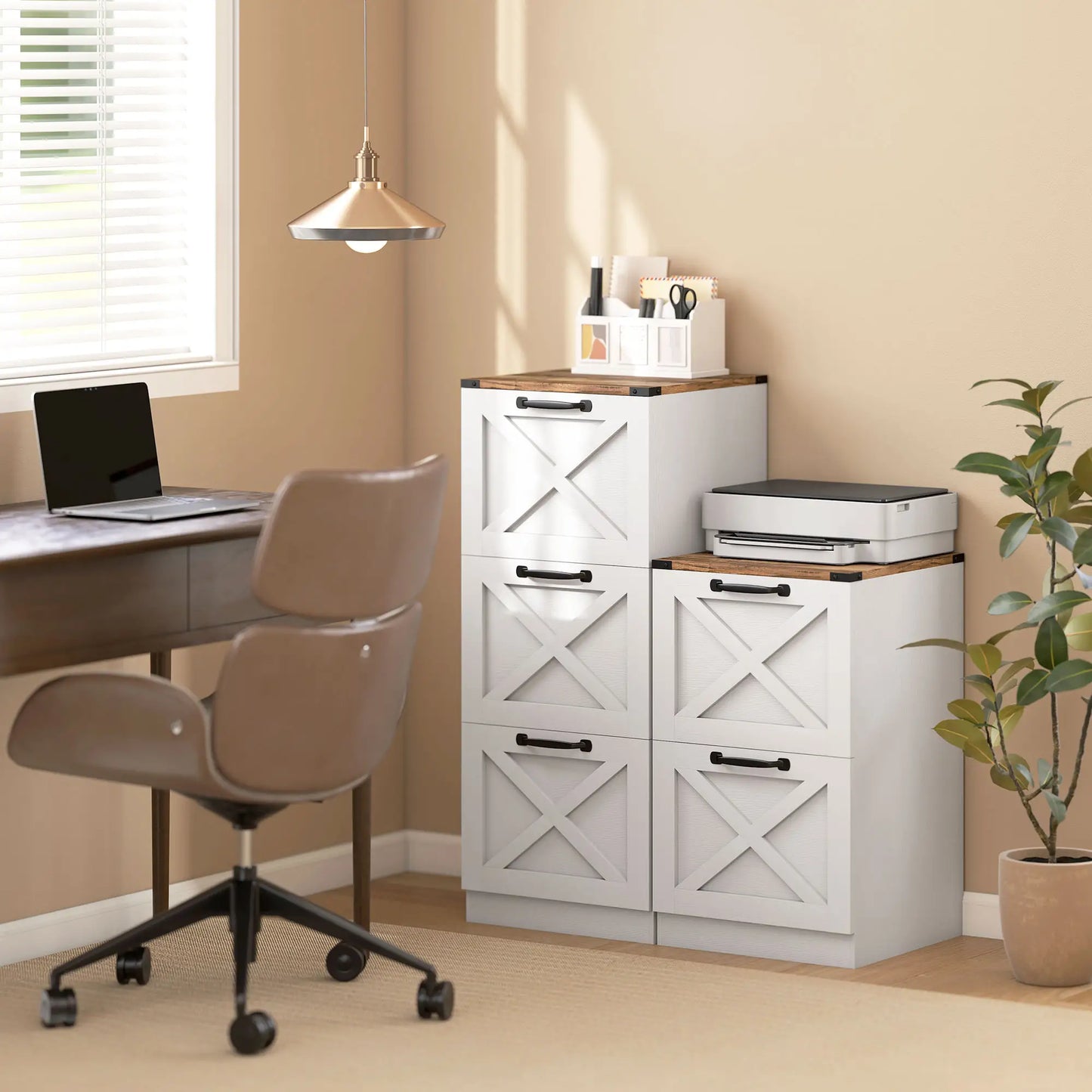 2 Drawer File Cabinet, Silent Slides, Letter/A4, White Office Cabinets & Cupboards at Gallery Canada