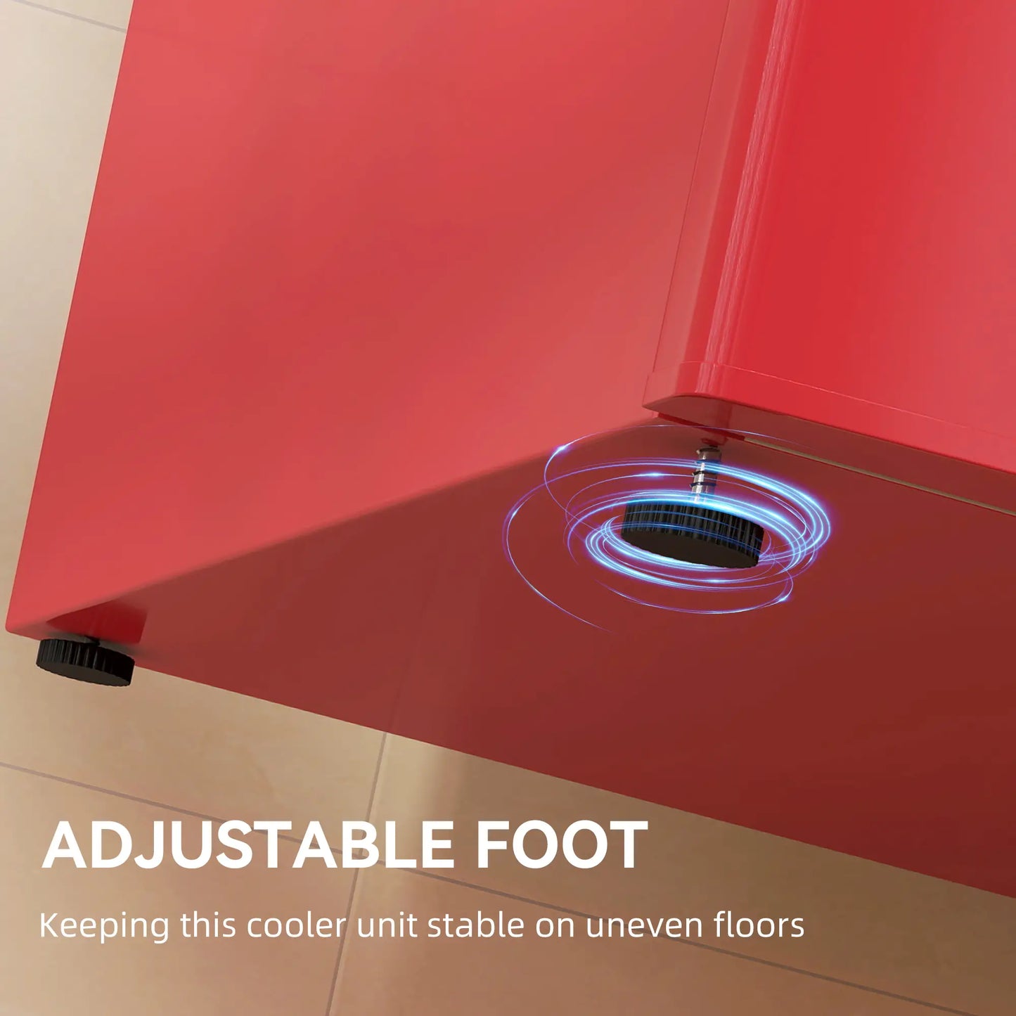 3.2 Cu Ft Compact Refrigerator, Mini Fridge with Freezer, Adjustable Shelves, Red Small Kitchen Appliances at Gallery Canada