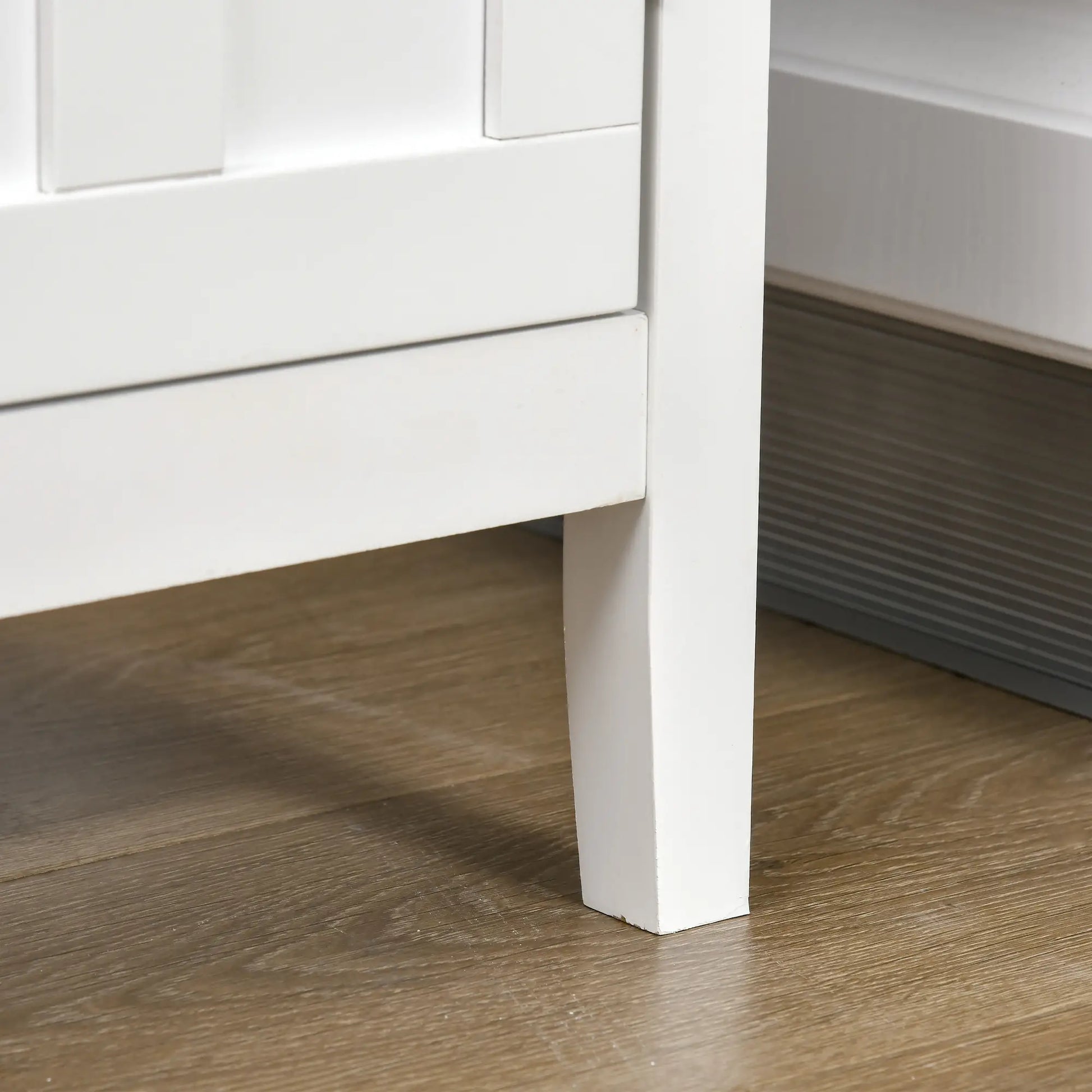 Sideboard Buffet Cabinet, 2 Doors, Adjustable Shelves, Kitchen Dining, White Bar Cabinets at Gallery Canada