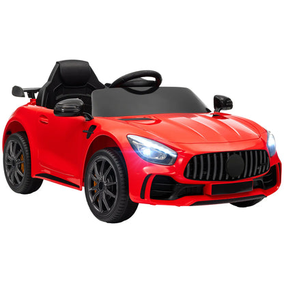Mercedes-Benz AMG GTR Licensed 12V Kids Electric Car, Red