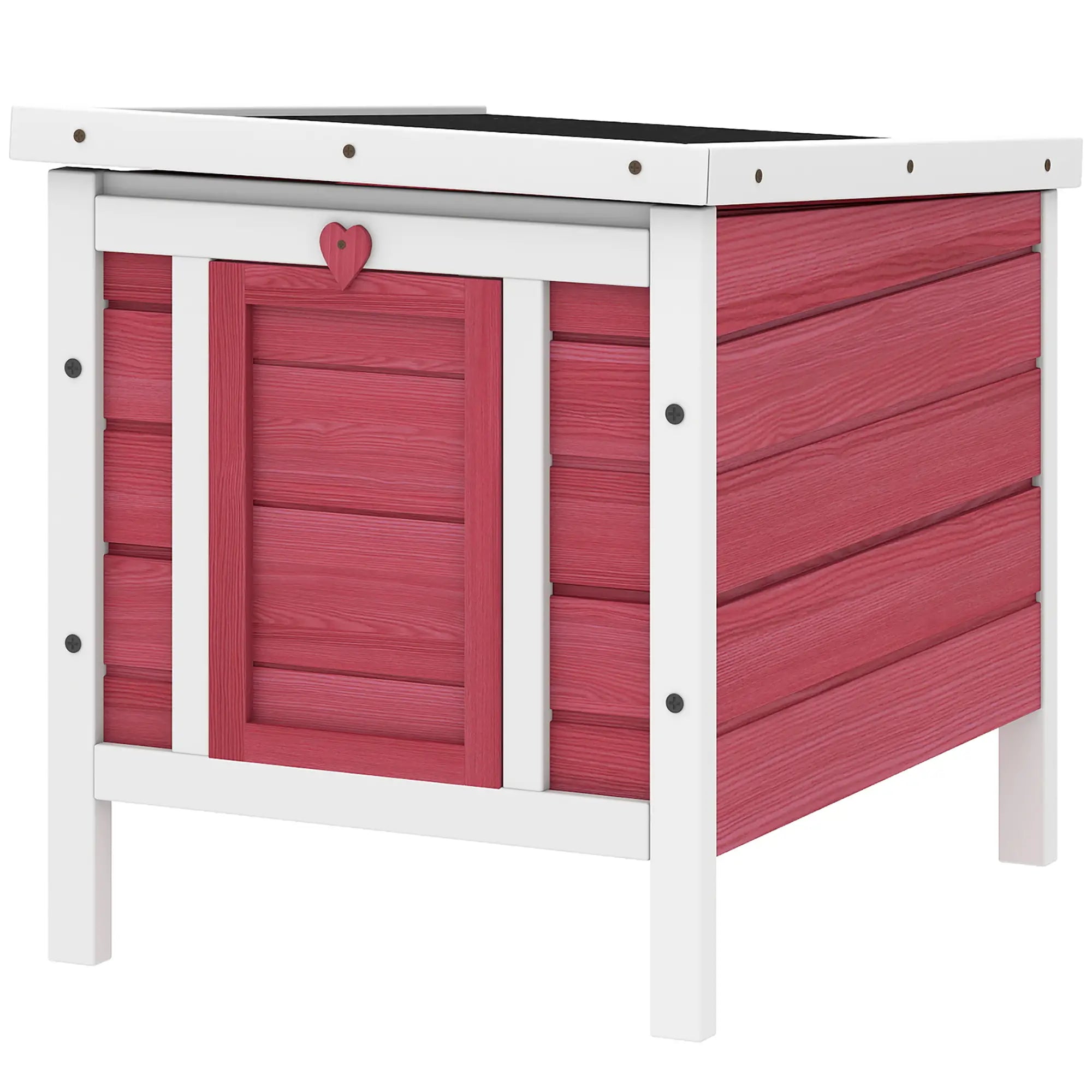 Wooden Rabbit Hutch, Bunny Cage, Outdoor Cat House, 20