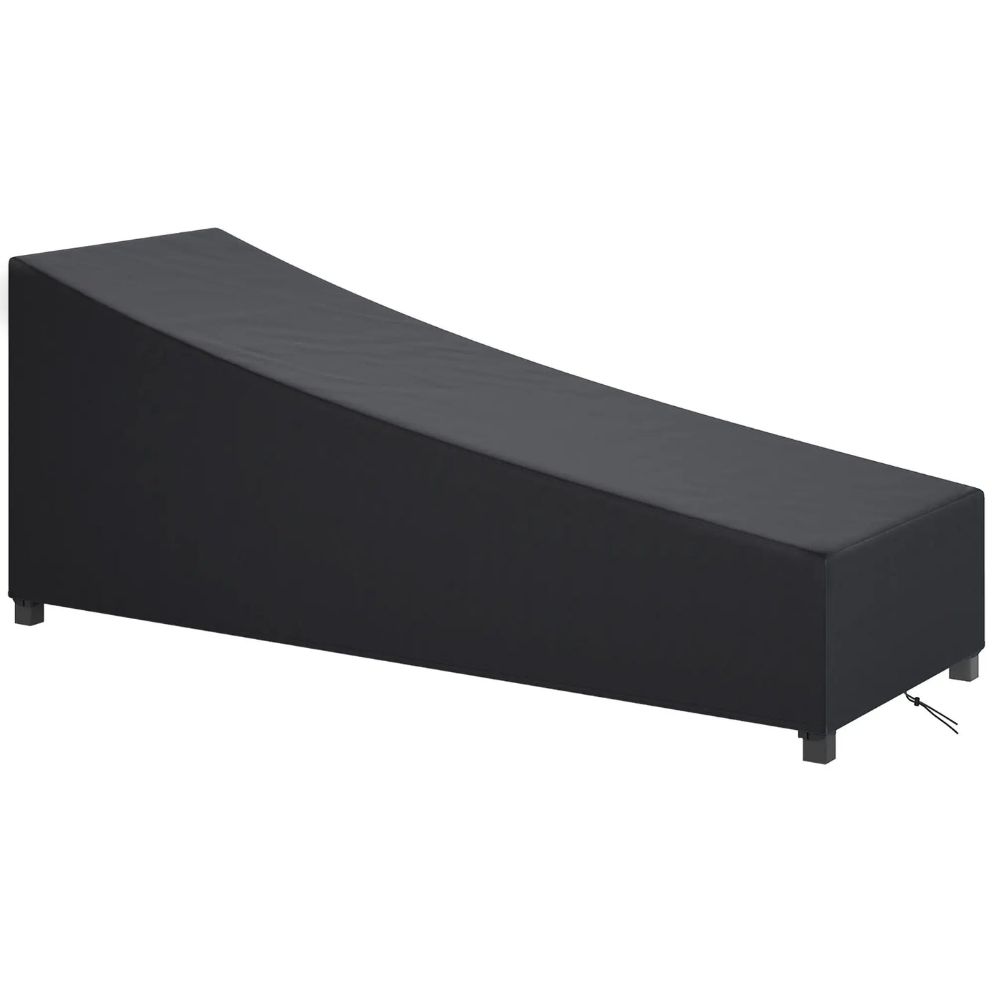 Waterproof Patio Lounge Chair Cover, 420D Outdoor, Black Patio Furniture Covers Black at Gallery Canada