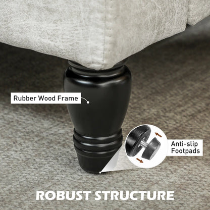 Modern Accent Chair, Leathaire Armchair, Cream White Single Sofas at Gallery Canada