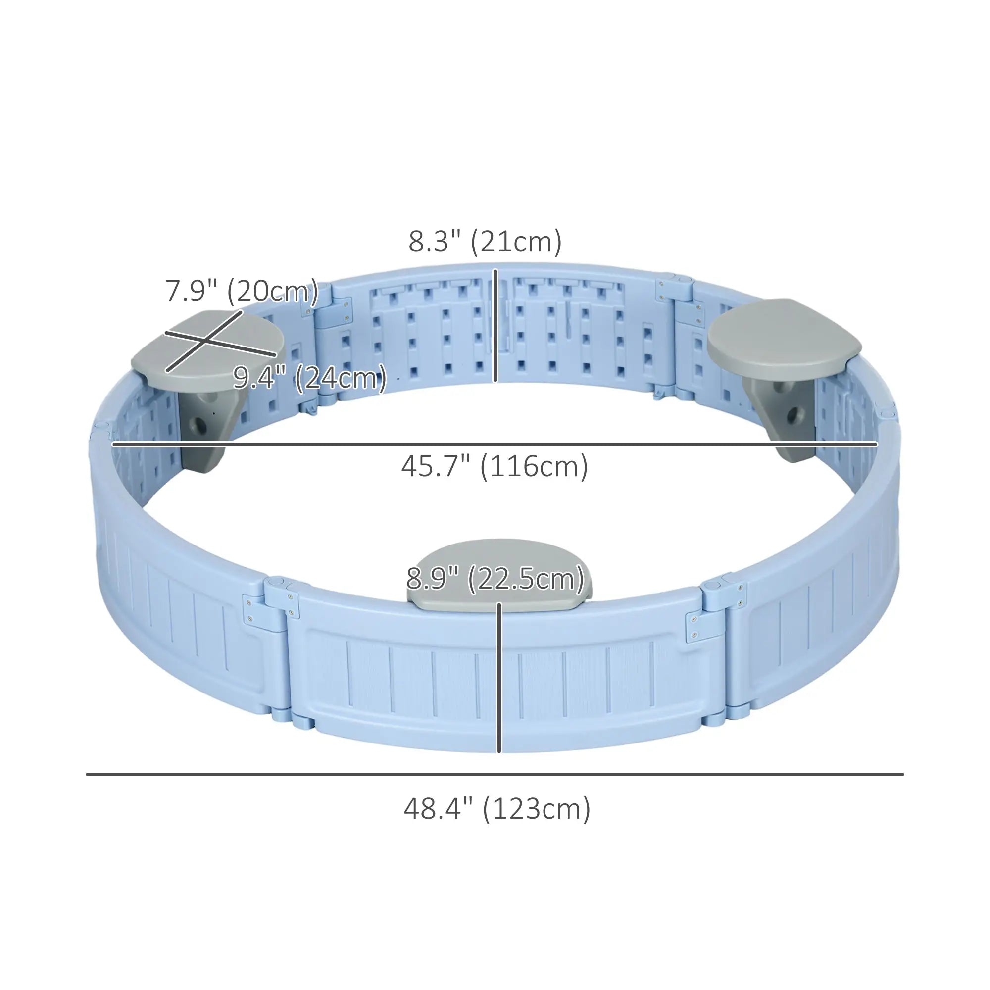 Kids Outdoor Sandbox with Cover, 3-12 Years, Light Blue Sandboxes & Accessories at Gallery Canada