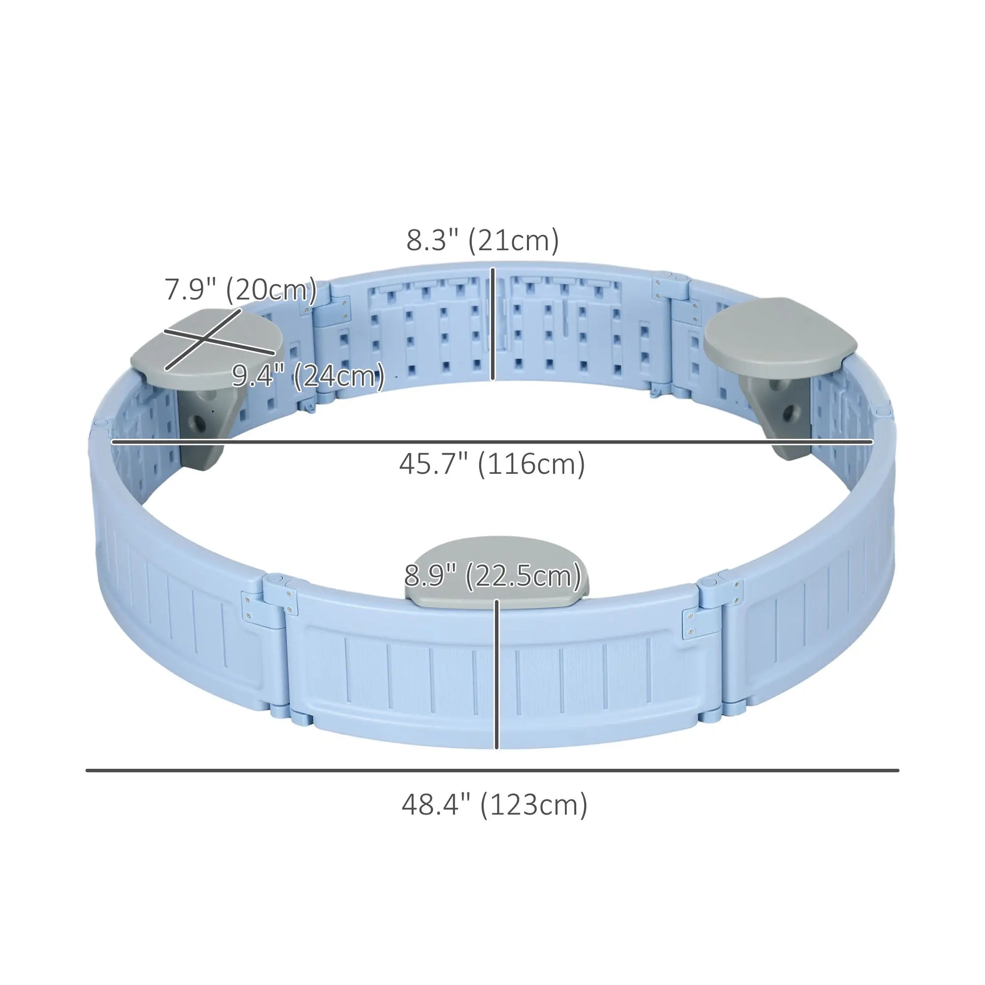 Kids Outdoor Sandbox with Cover, 3-12 Years, Light Blue Sandboxes & Accessories at Gallery Canada