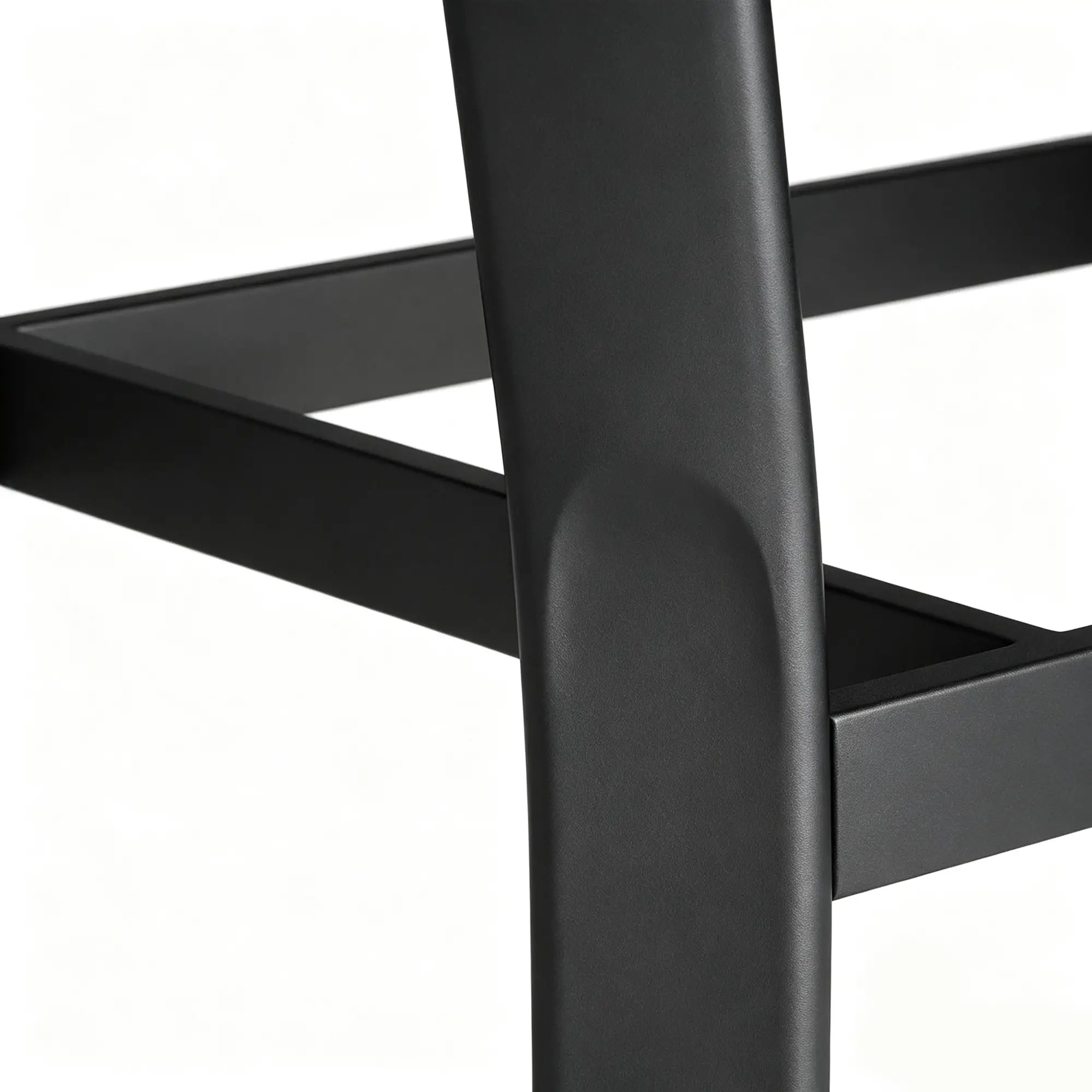 Outdoor Side Table, Slatted Tabletop, Metal Patio Coffee Table, Black Patio Side Tables at Gallery Canada