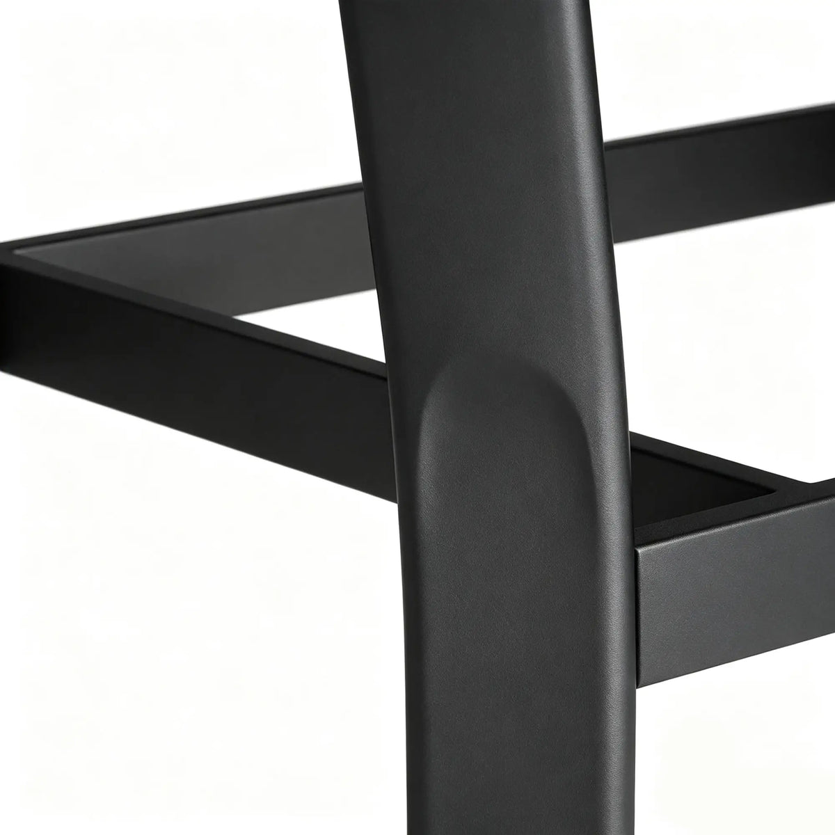 Outdoor Side Table, Slatted Tabletop, Metal Patio Coffee Table, Black Patio Side Tables at Gallery Canada