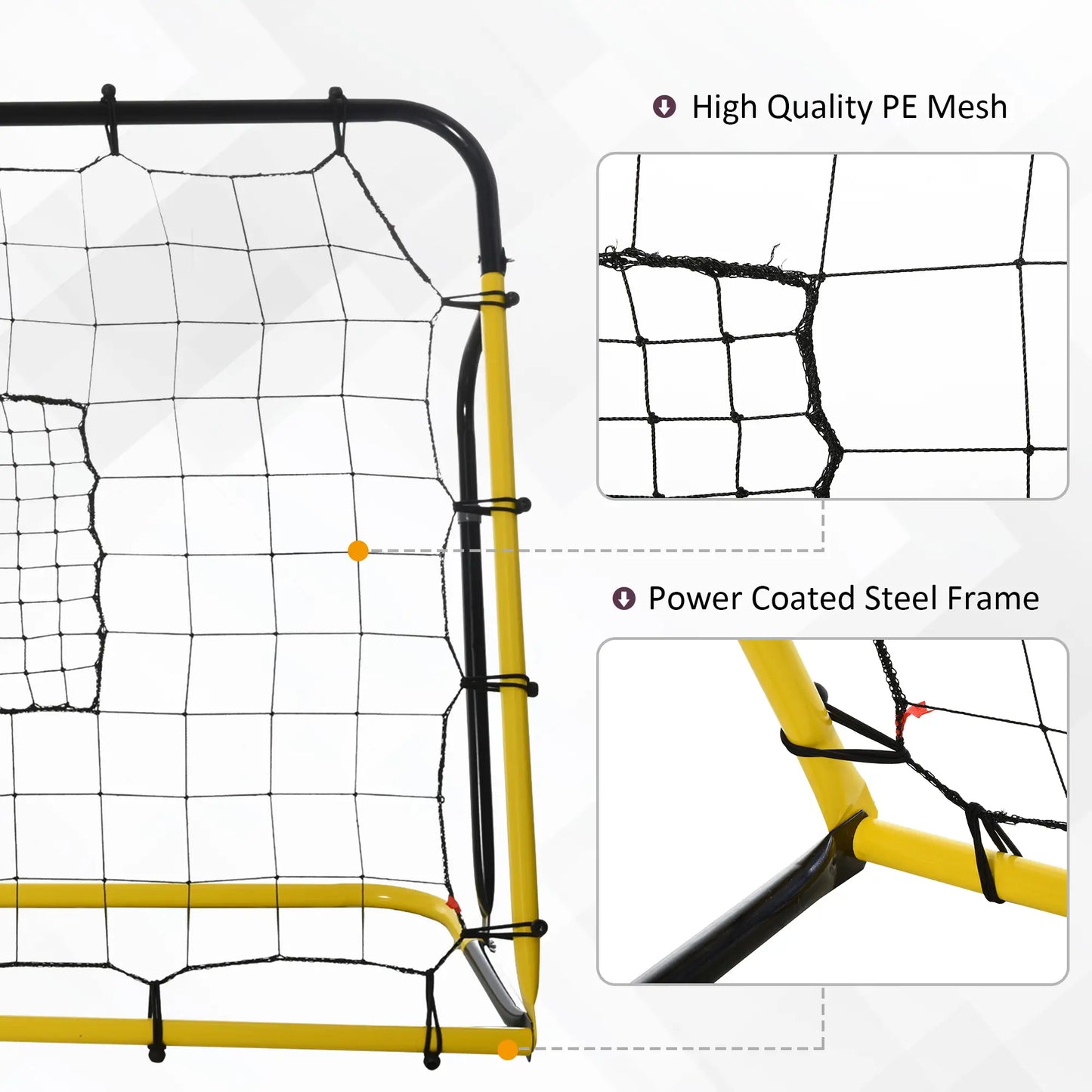 6 x 4 ft Rebound Net, 5 Angle Adjustable for Soccer Baseball Basketball Training Football at Gallery Canada