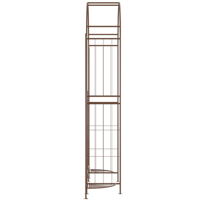 7ft Metal Garden Arch Trellis, Outdoor Arbor for Climbing Plants Garden Arches at Gallery Canada
