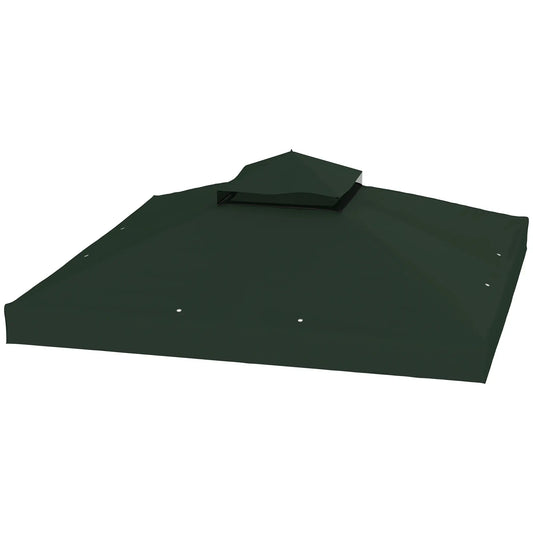 10' x 10' Gazebo Canopy Replacement Cover, UPF30+, Top Cover Only, Green Gazebo Canopy Replacement Green at Gallery Canada