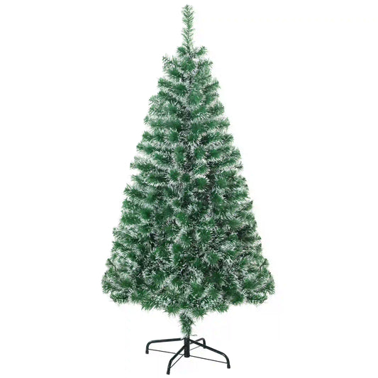 6FT Artificial Christmas Tree, 375 Tips, Metal Stand