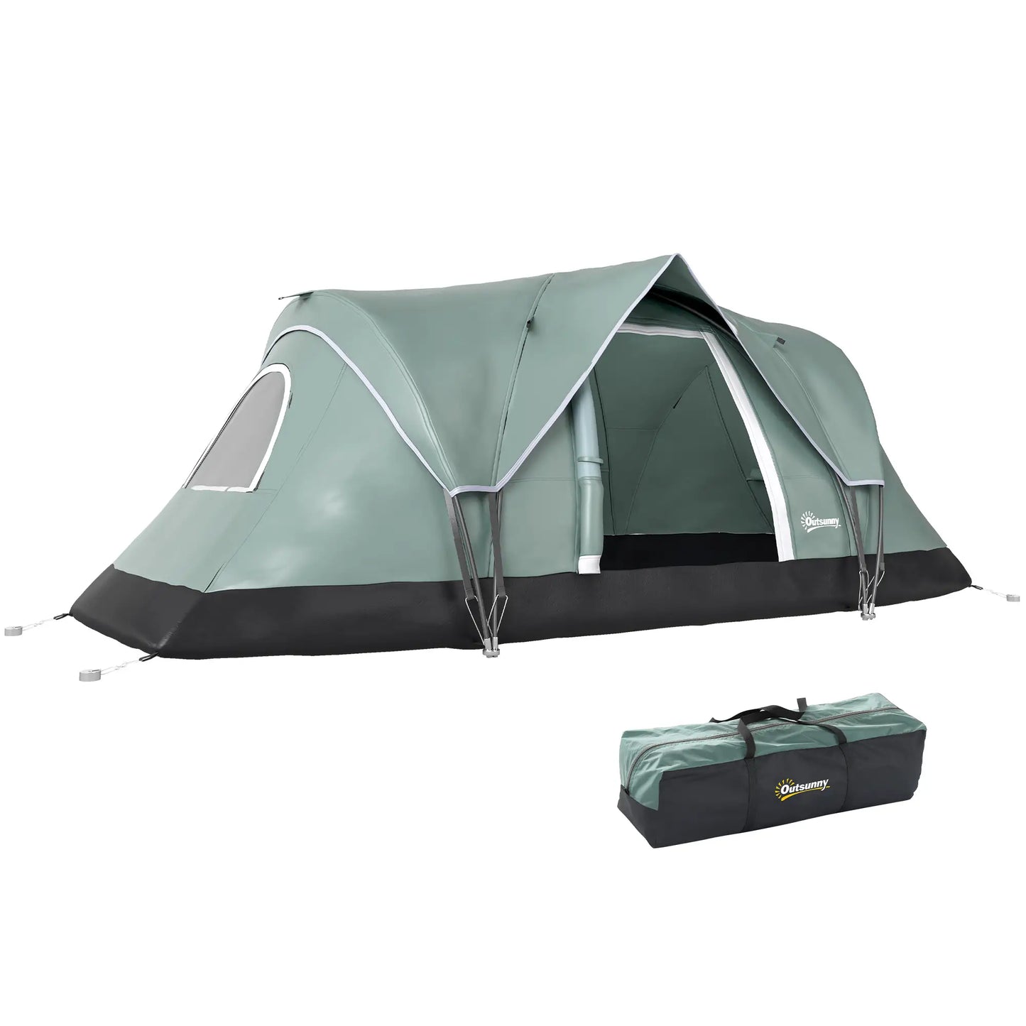 5-6 Person Family Tent, With Lighting Hook, Carrying Bag, Green Camping Tents at Gallery Canada