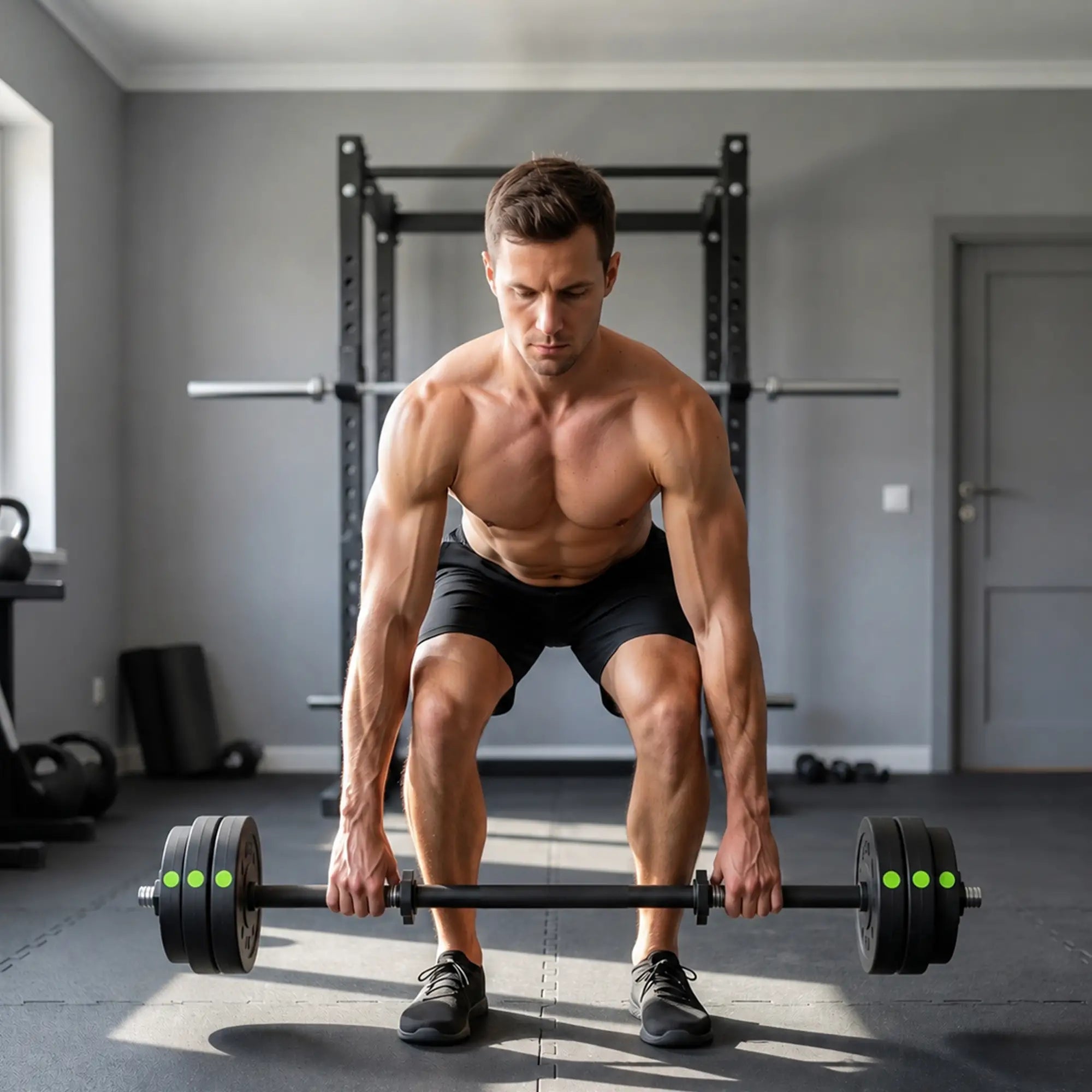 33LBS Adjustable Barbell Dumbbells Set, Non-Slip Handles, Home Gym Dumbbells & Barbells at Gallery Canada