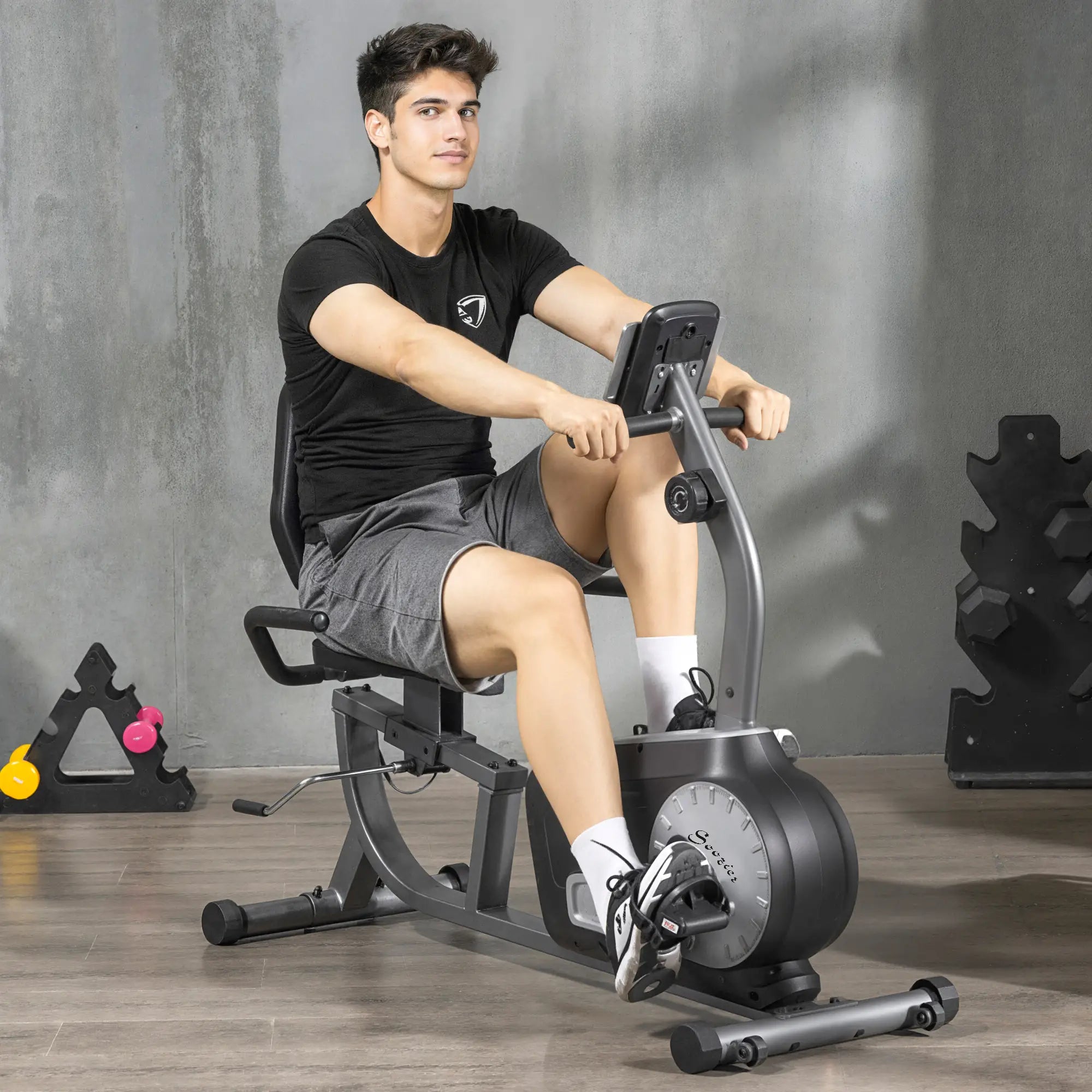 Exercise Bike, 8-Level Magnetic Resistance, LCD Display, Adjustable Seat Exercise & Stationary Bikes at Gallery Canada