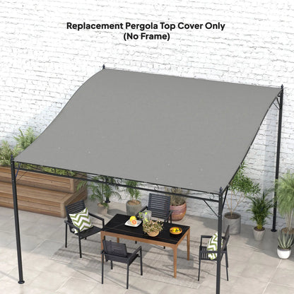 Canopy Replacement, Pergola Shade Cover, 10' x 10', Dark Grey Gazebo Canopy Replacement at Gallery Canada