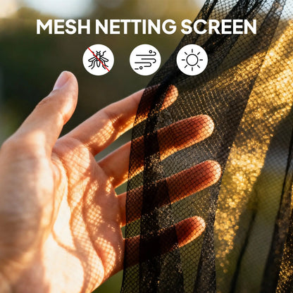 Mosquito Netting For Gazebo, 10' x 12', Black Gazebo Sidewalls at Gallery Canada