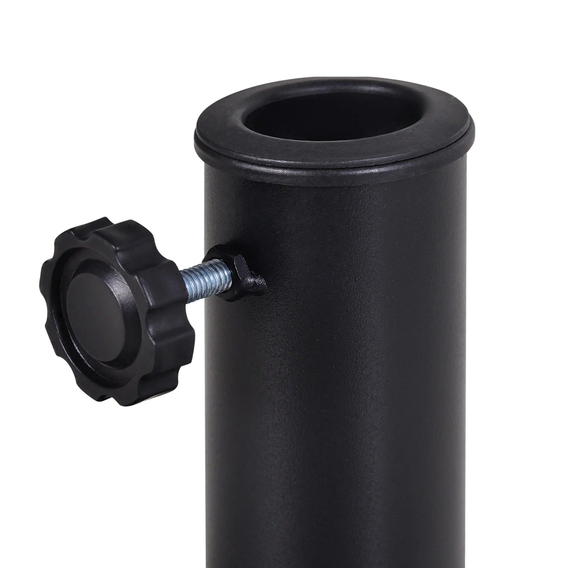 20 lbs Half Round Patio Umbrella Base, 20", For Φ1.5", Φ1.9" Pole, Black Umbrella Bases at Gallery Canada