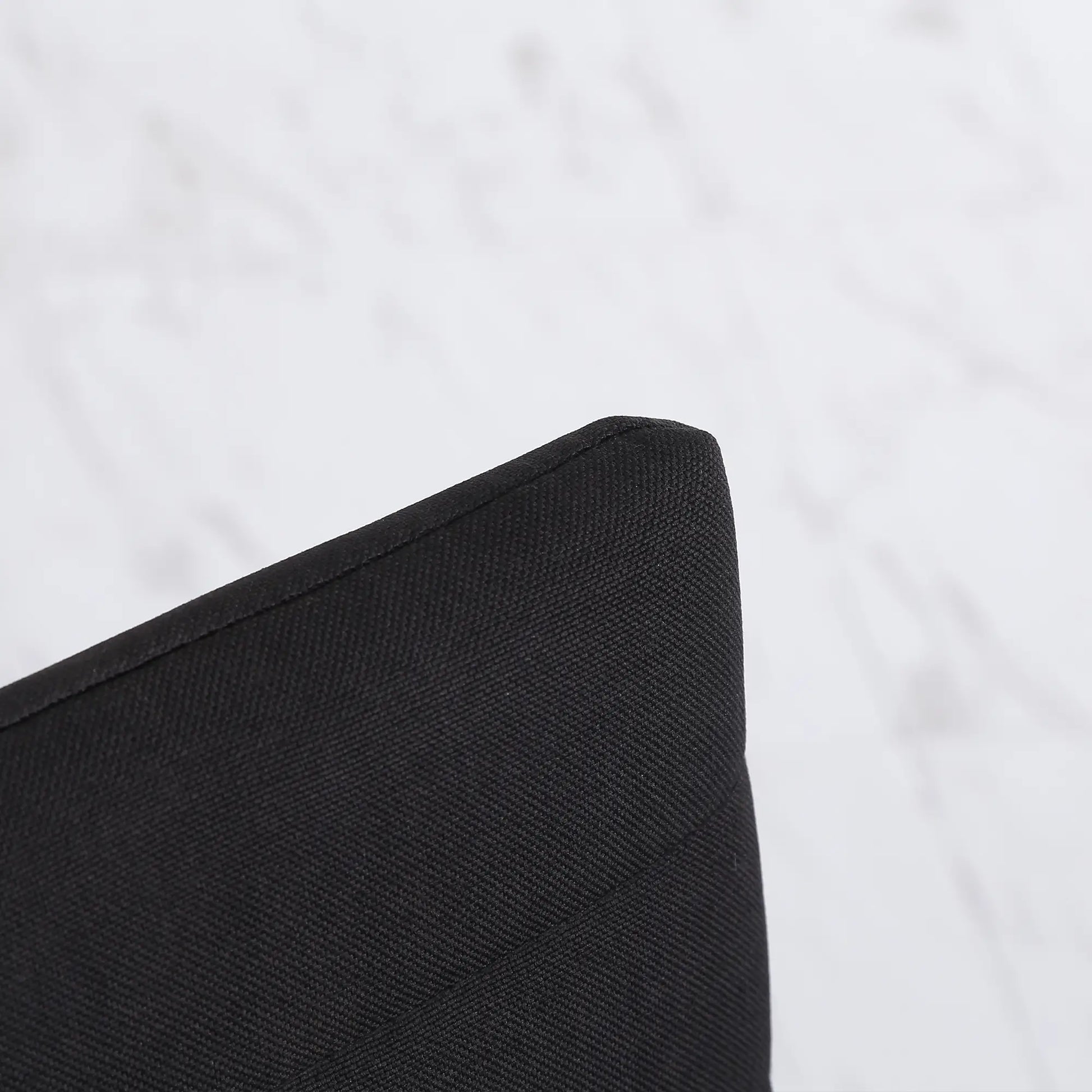 High Back Dining Chairs, Upholstered Linen Fabric, Metal Legs, Set of 4, Black Bar Stools at Gallery Canada