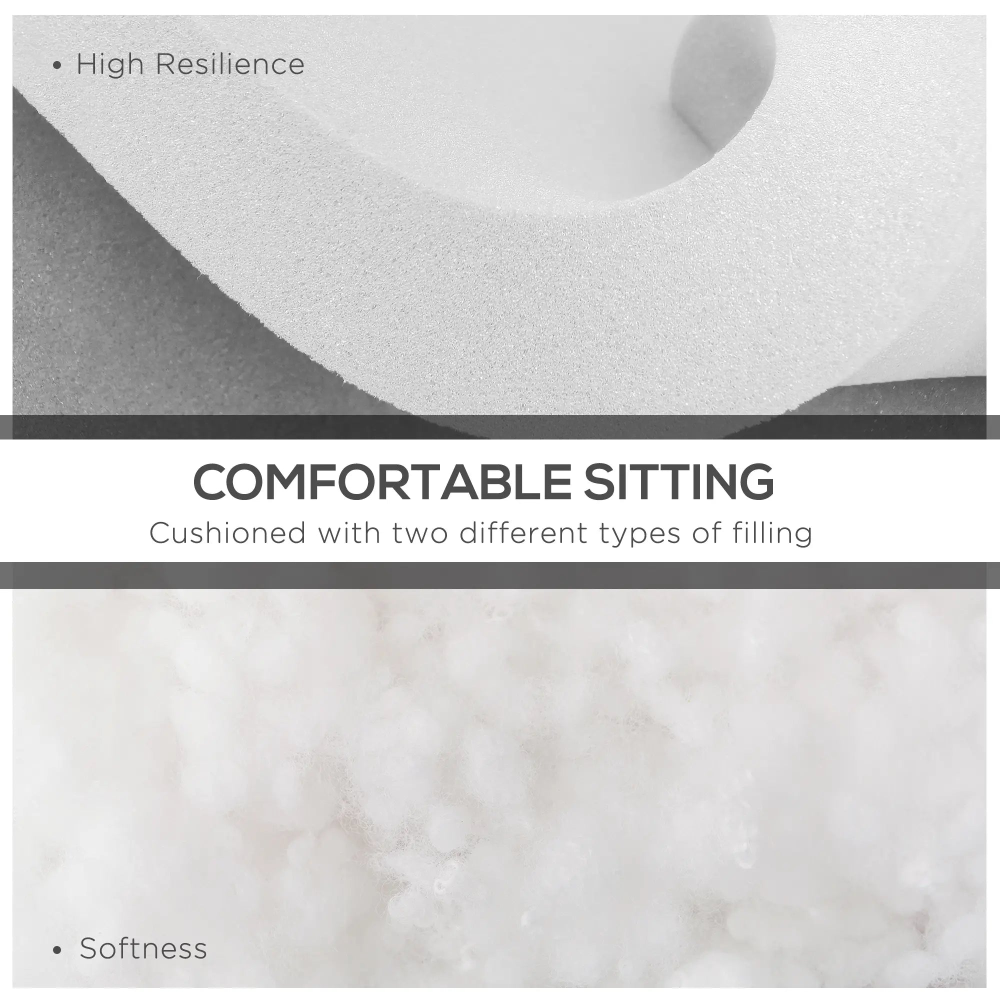 Rattan Furniture Replacement Cushions, 4 Piece, Cream White Patio Chair Cushions at Gallery Canada