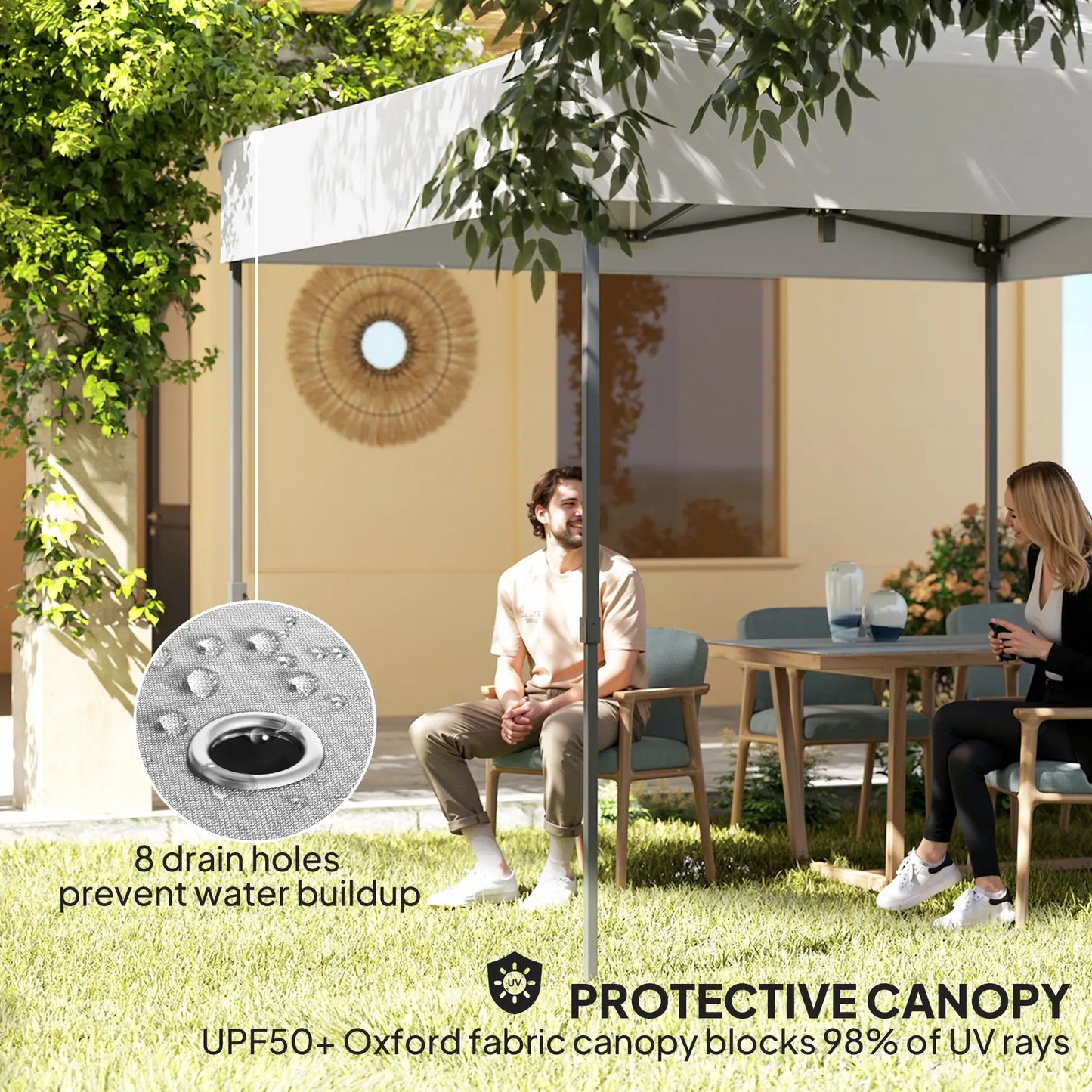 10' x 10' Pop Up Canopy Tent, Sidewalls, Adjustable Height, Wheeled Bag Pop Up Canopies at Gallery Canada