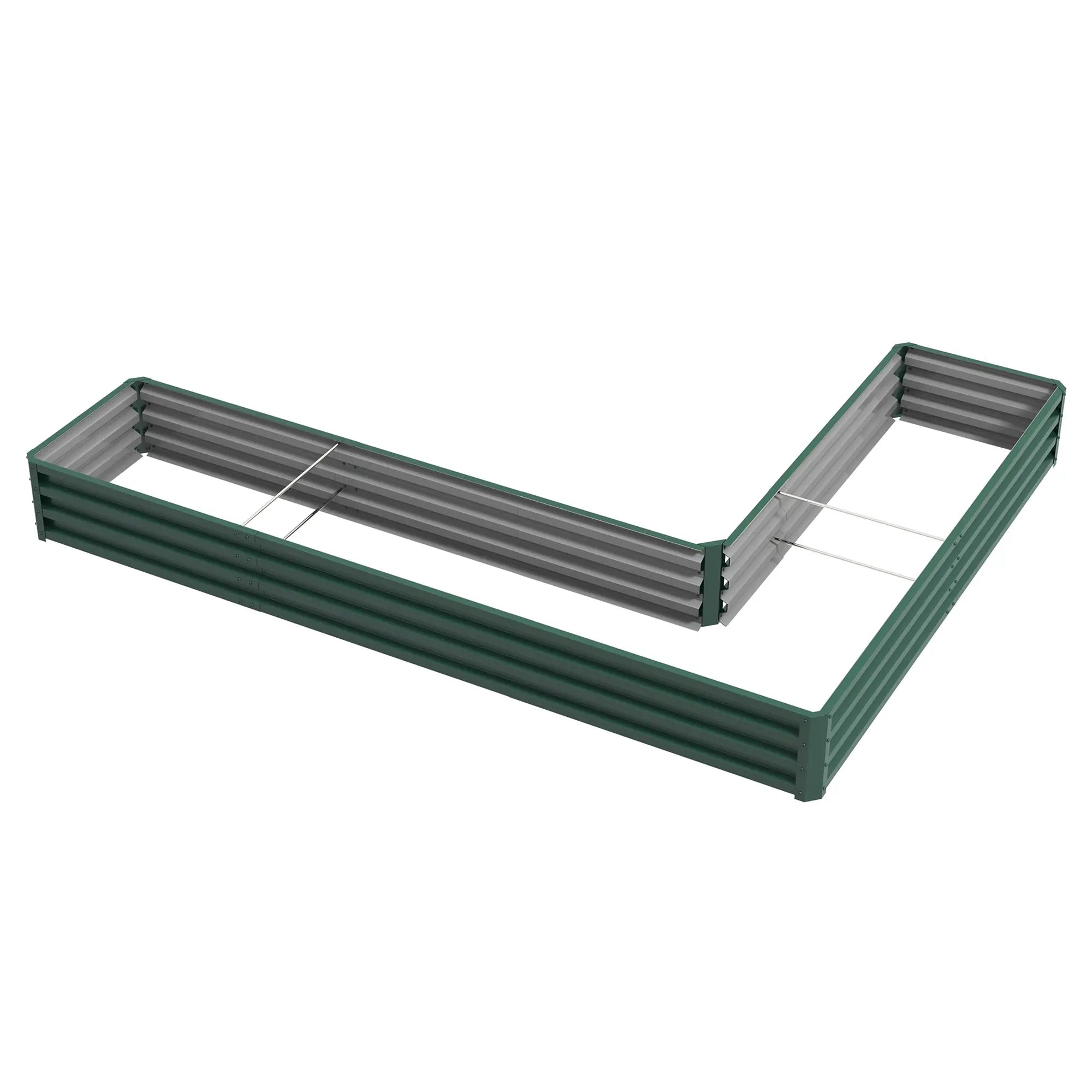 Galvanized Raised Garden Bed, Steel Planter Box, 82