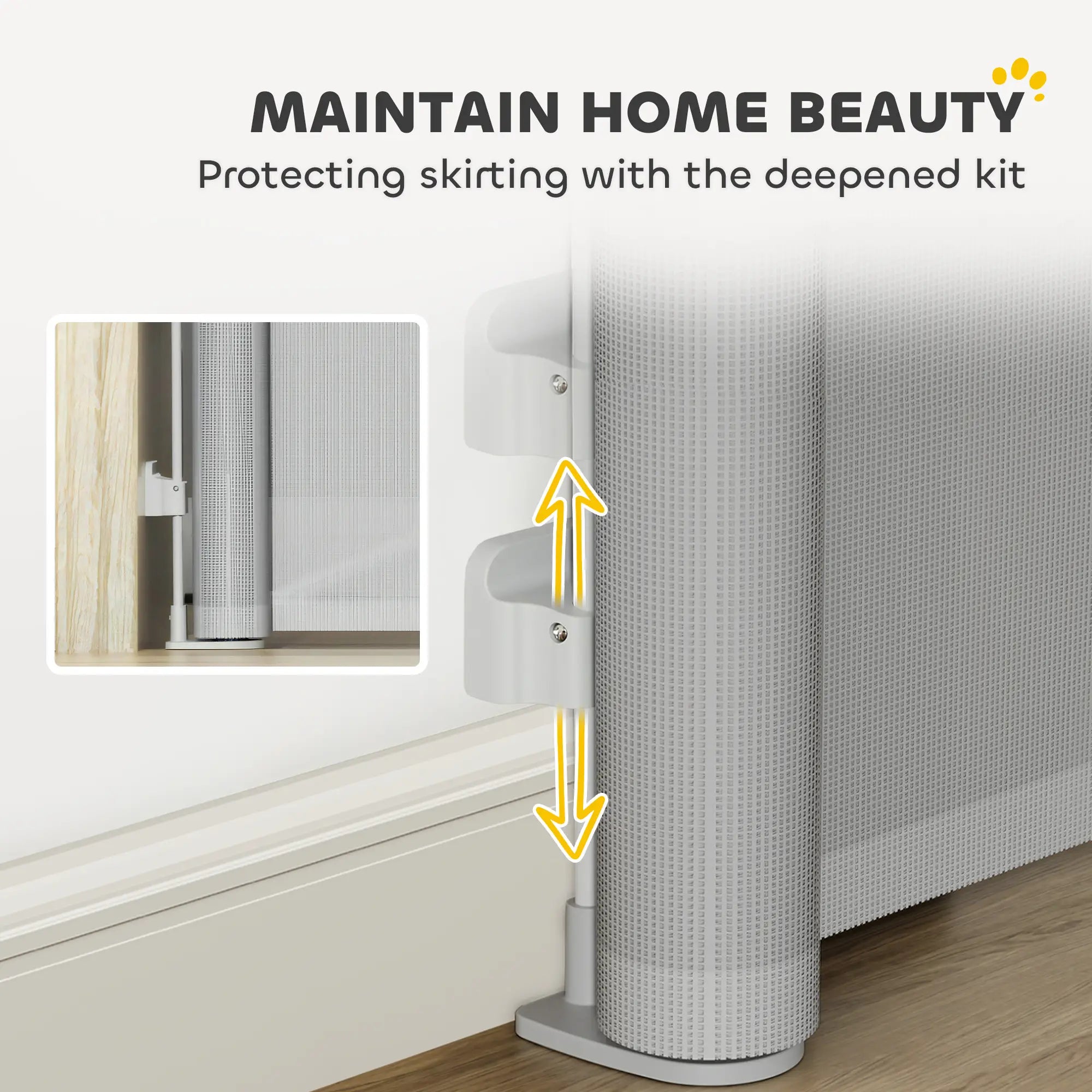 Retractable Dog Gate, 55