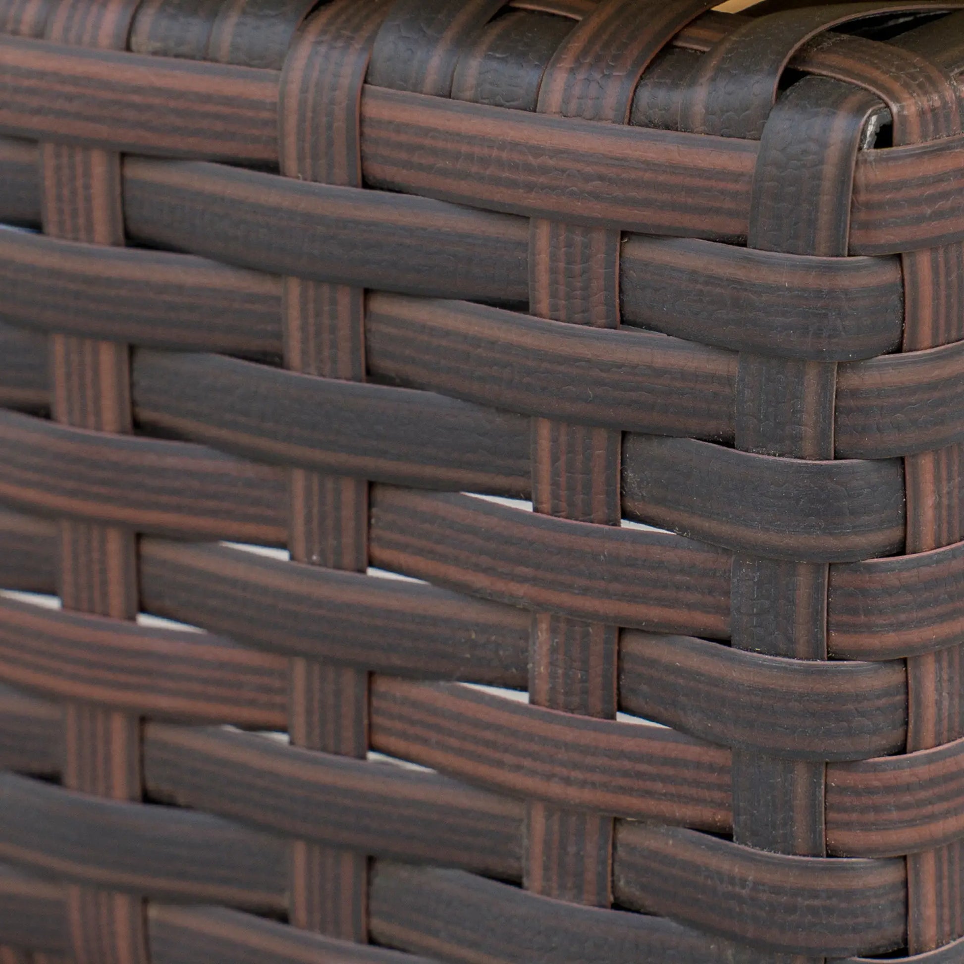 Wicker Patio Lounger, Outdoor Recliner w/ Adjustable Backrest, Khaki Chaise Loungers at Gallery Canada