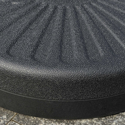 48 lb Heavy Duty Patio Umbrella Base, Water Filled Stand, Black Umbrella Bases at Gallery Canada