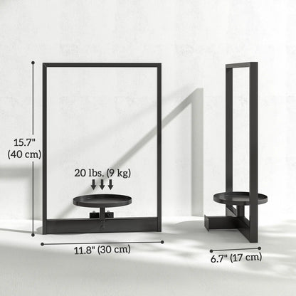 3 Pack Wall Planters, Metal Plant Stand Shelves, Picture Frame Decor