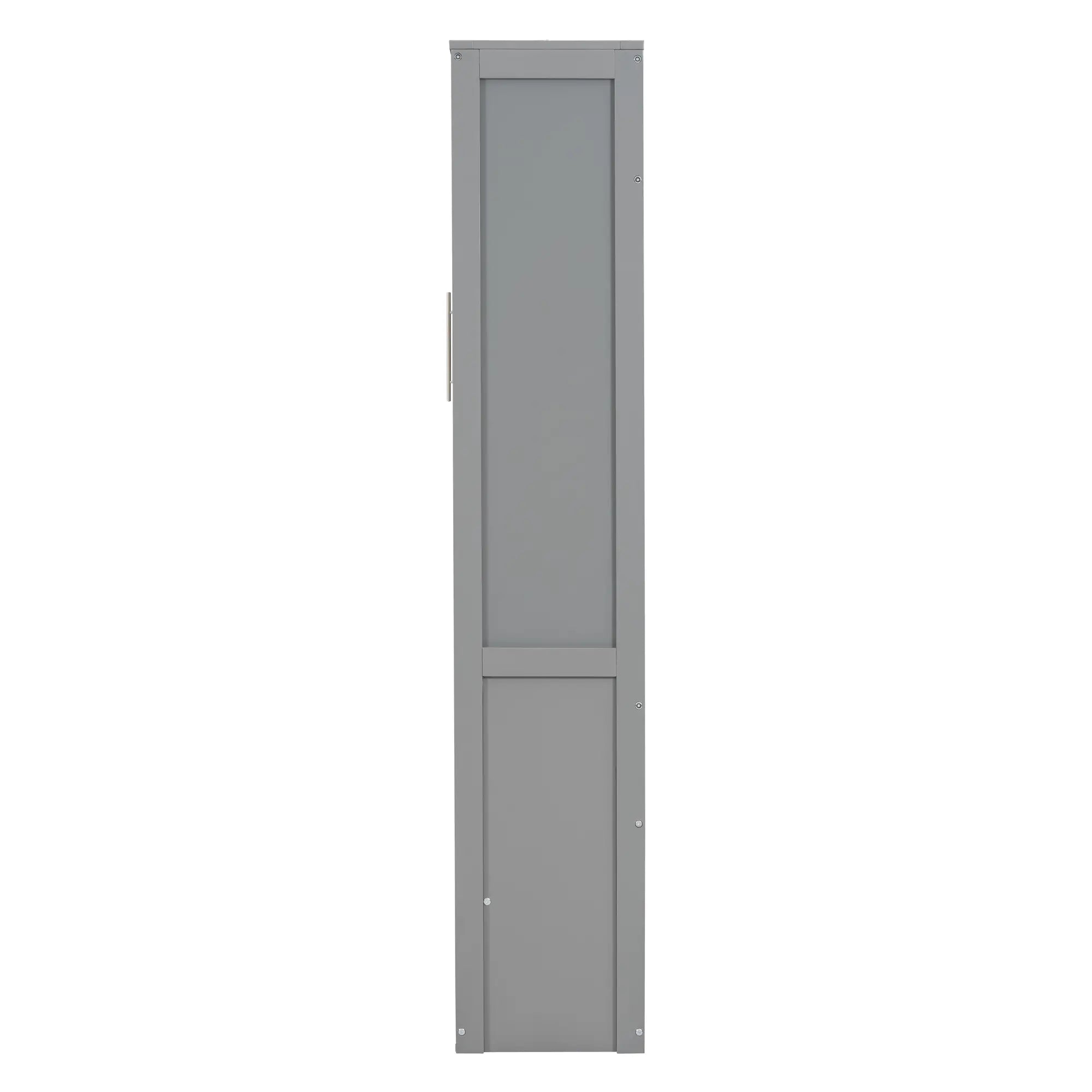 Murphy Bed with Shelves, Dual Piston Mechanism, 87.5