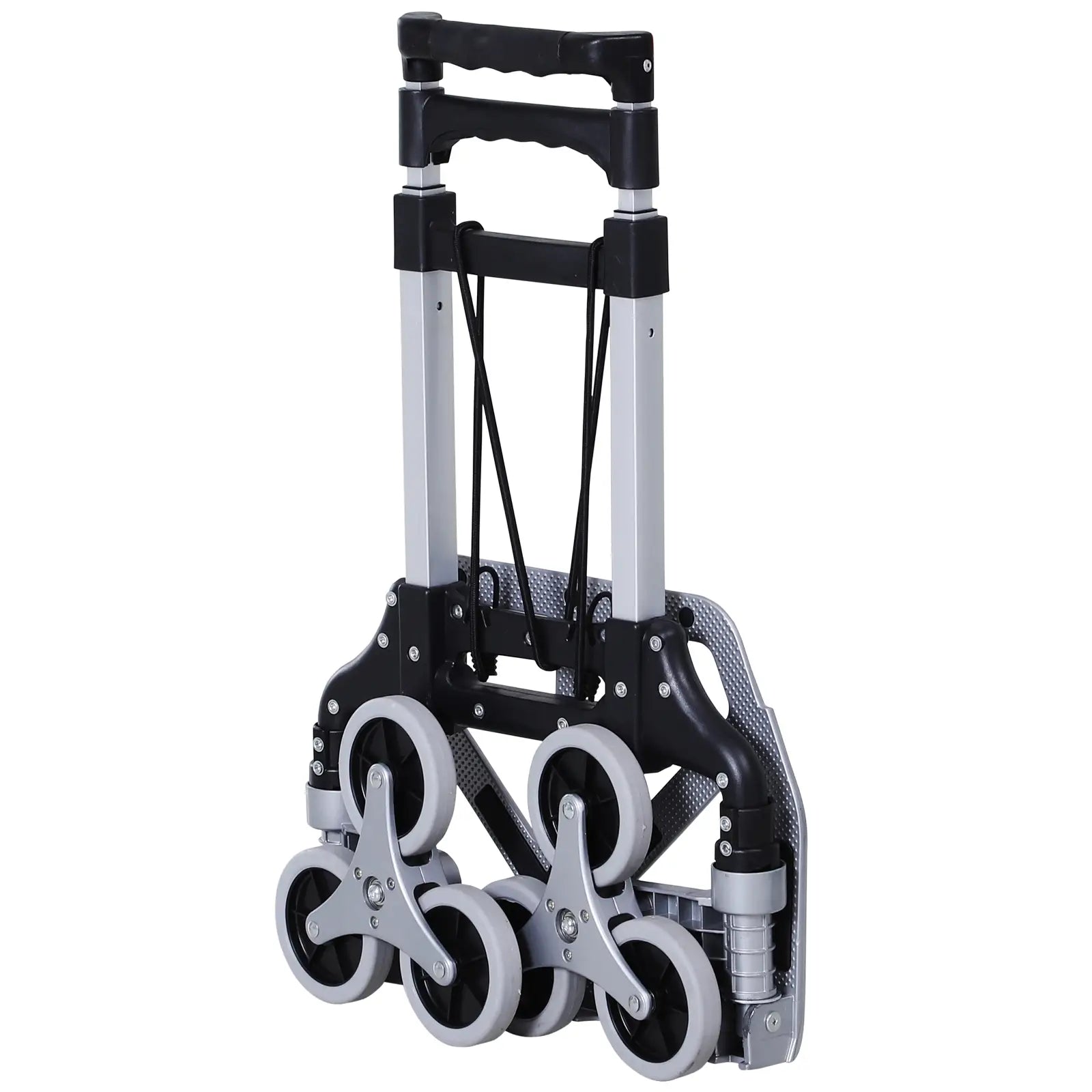 6-Wheels Stair Climber Hand Truck, Heavy Duty Folding Cart, 154lbs Capacity Folding Hand Trucks at Gallery Canada