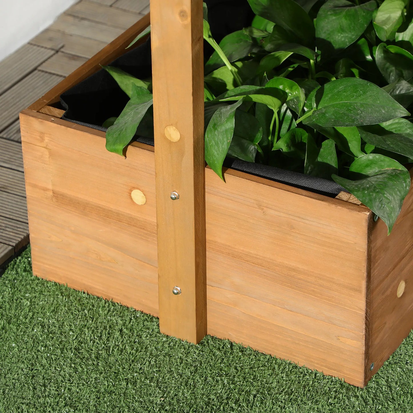 4-Tier Raised Garden Bed, Vertical Elevated Planter Rack, Wooden Planter Box Wooden Planter Boxes at Gallery Canada