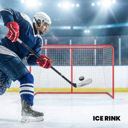 5' x 4' Mini Hockey Goal, Metal Frame, Lightweight Portable Team Sports Equipment at Gallery Canada