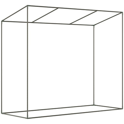 6.6' x 2.5' x 5.5' Walk-In Greenhouse, Steel Frame, White Walk In Greenhouses at Gallery Canada