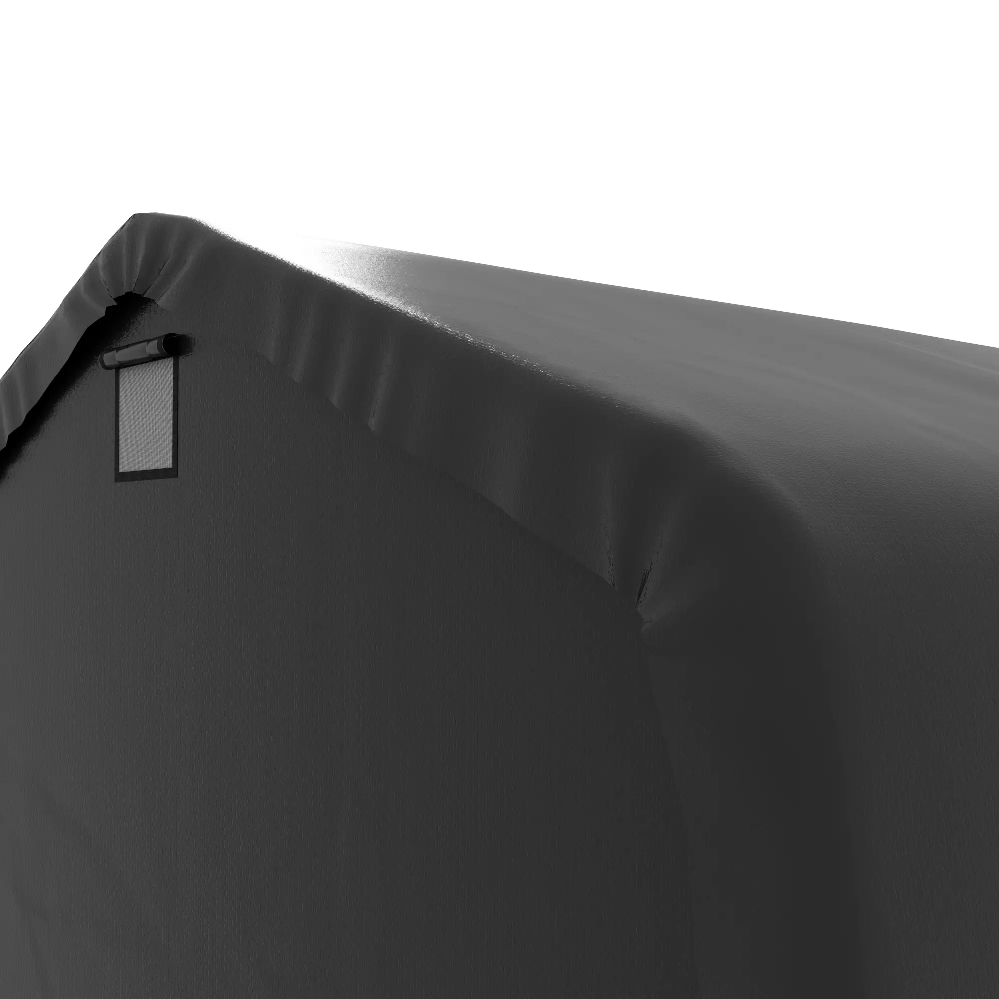12' x 20' Portable Garage, Heavy Duty Carport Canopy, Black Car Shelters at Gallery Canada