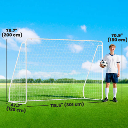 Soccer Goal, Soccer Net, 10 x 4 ft, White Soccer at Gallery Canada