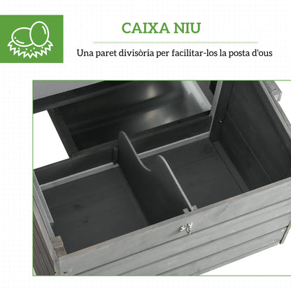Extra Large Chicken Coop, Wooden Poultry House, Rabbit Hutch, Grey Chicken Coops at Gallery Canada