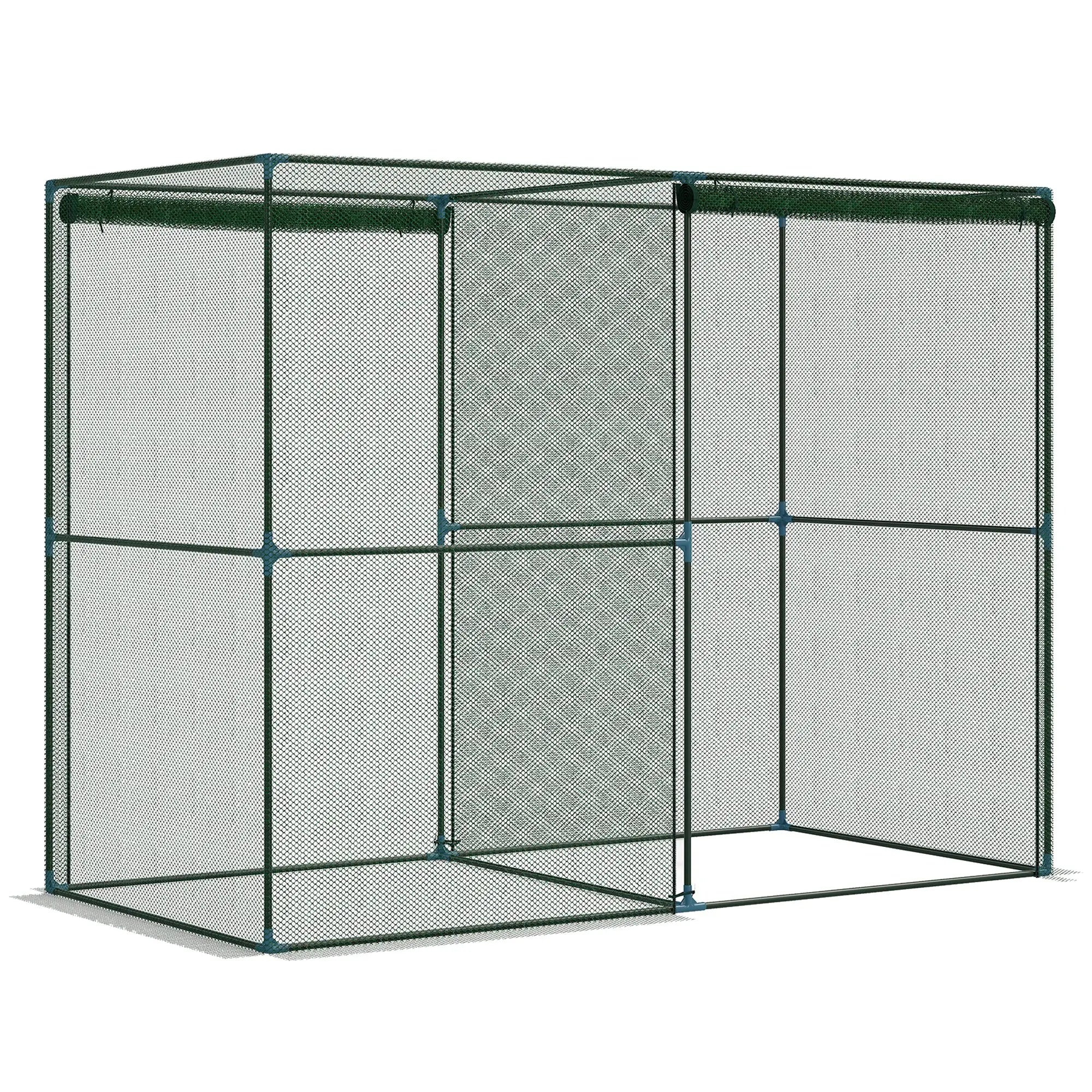 8' x 4' Crop Cage, Plant Protection Tent, Zippered Doors, Vegetable Garden Greenhouses at Gallery Canada