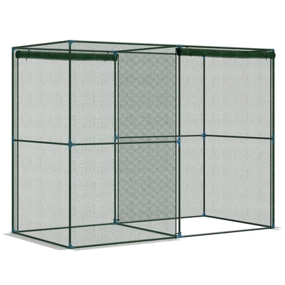 8' x 4' Crop Cage, Plant Protection Tent, Zippered Doors, Vegetable Garden Greenhouses at Gallery Canada