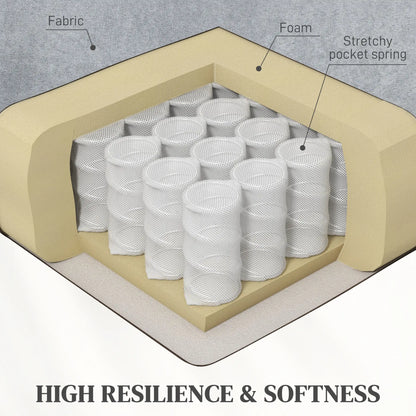Push Back Recliner Chair, Vibration Massage, Extendable Footrest, Remote, Pocket, Grey Single Sofas at Gallery Canada