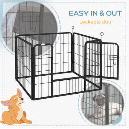 Metal Pet Playpen with Gate, Indoor Outdoor, Small Animal Houses, Kennels & Pens at Gallery Canada
